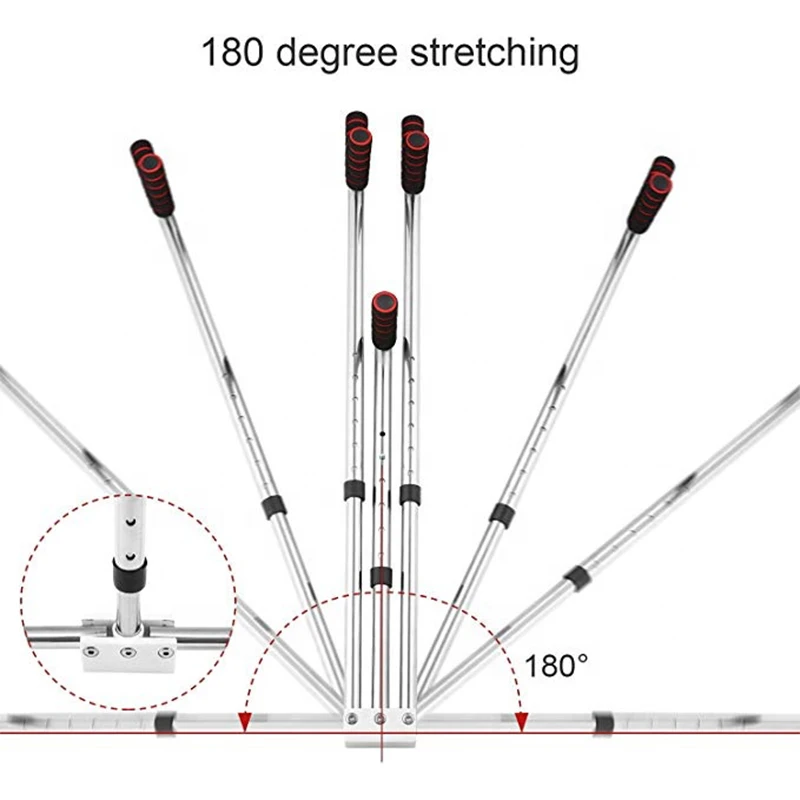 Растягиватель для ног из нержавеющей стали 3 бара|Встроенные тренажеры| |