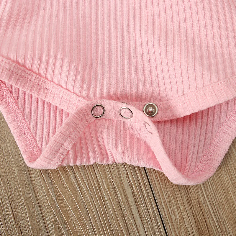 

Girls Summer Jumpsuit Cotton Short-sleeved Solid Cute Doll Collar Romper Newborn Girl Clothing One Piece Triangle ropa bebe