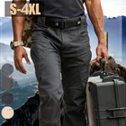 Мужские тактические брюки, легкие, эластичные, с несколькими карманами, военные, городские, пригородные, неформальные, мужские, тонкие, толстые, брюки-карго, 5XL