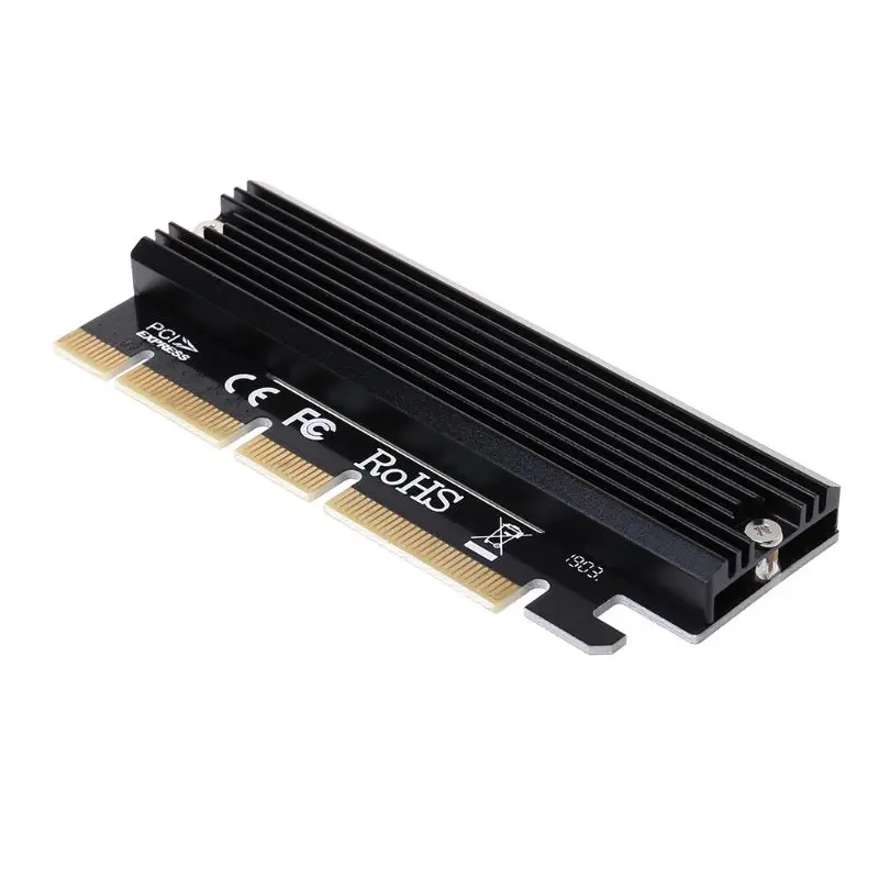 PCI Express 3 0x16 на базе PCIe NVMe и AHCI SSD адаптер карта с теплоотводом для M.2 (NGFF) Форм фактор