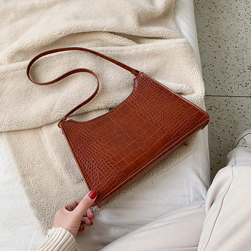 

Hot Animal Prints Shoulder Bag Fashion Designer Baguette Bags For Women Pu Leather Ladies Handbags