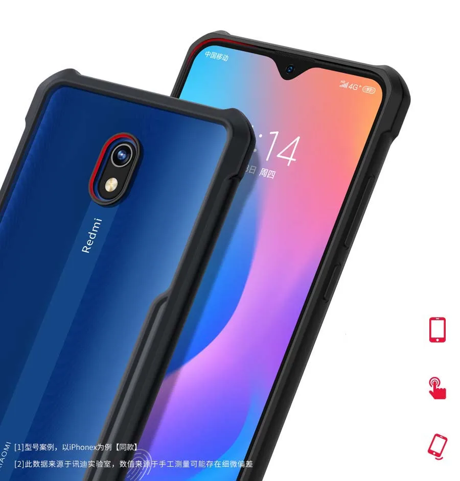 Для Xiaomi Redmi 8A чехол XUNDD Airbag противоударный прозрачный акриловый чехол PC TPU защитная задняя крышка для Redmi 8 чехол Новинка