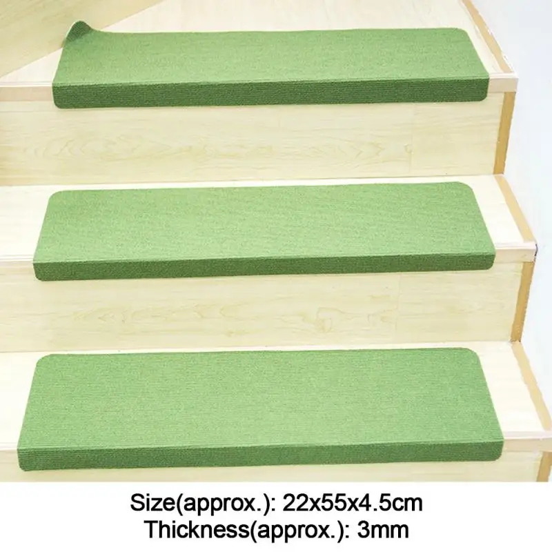 3 шт./компл. Нескользящие Коврики для лестниц ПВХ многоразовый клейкий звук