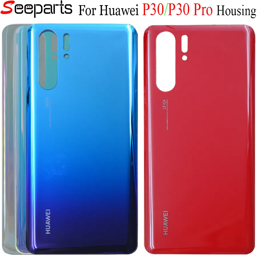 Задняя крышка аккумуляторного отсека HUAWEI P30 Pro стеклянная панель корпус для Huawei VOG