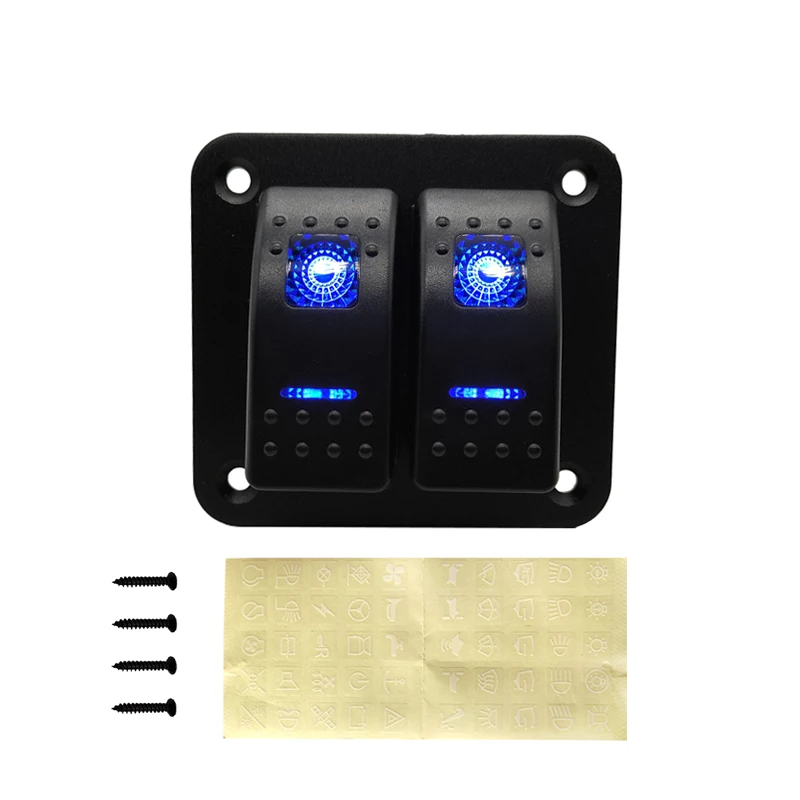 

2 4 6 банд двойной светодиодный переключатель морской Лодки Панель для грузовика лодки автомобиля переключатель панели Зажигалка розетка выключатель