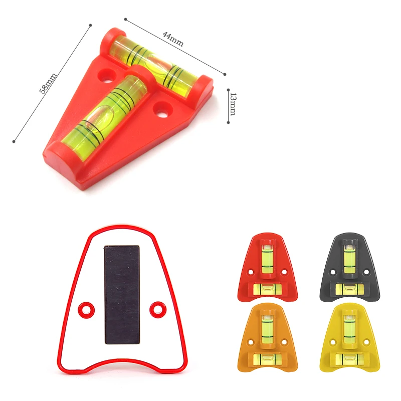 Mini Spirit Level Measurement Instrument T-type Two Ways Bubble 2 Way Each Has Screw Holes | Инструменты