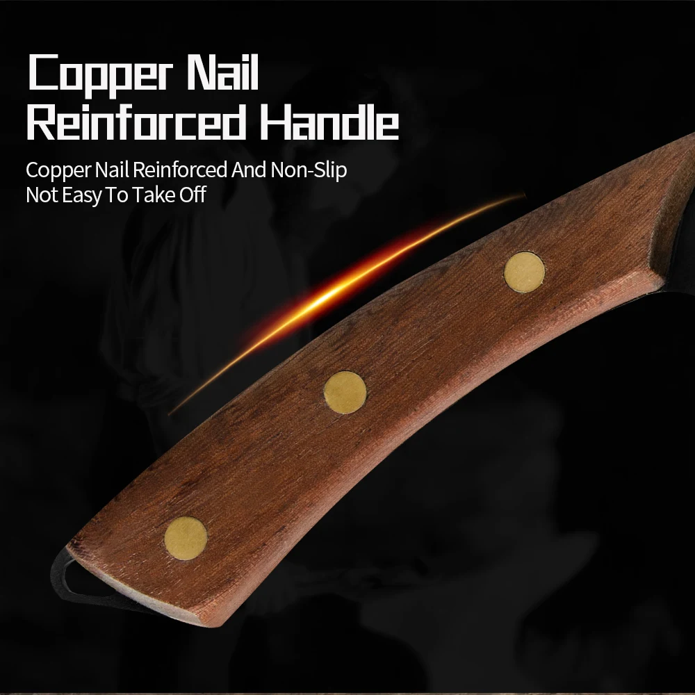 Кухонный нож шеф-повара Sowoll из нержавеющей стали 3 шт. черная коричневая ручка