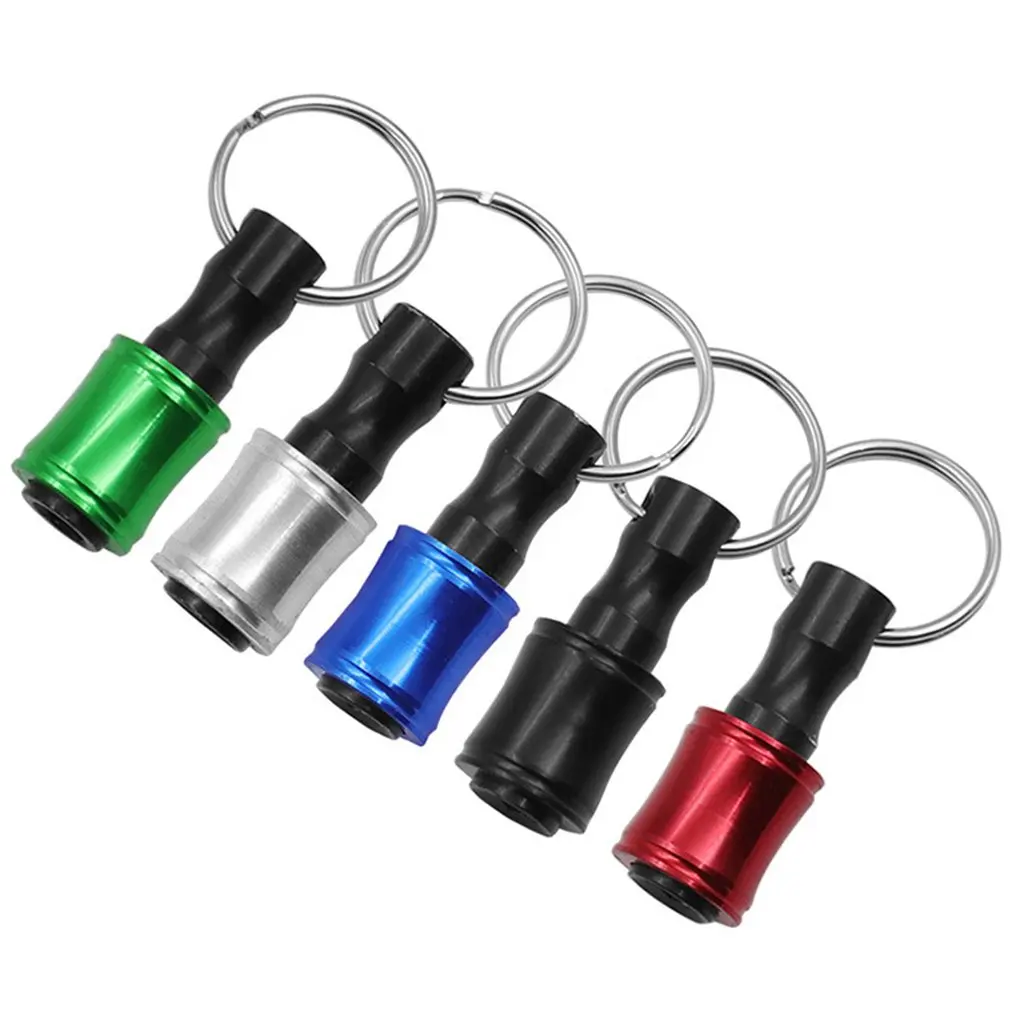 

1pcs 1/4inch Hex Shank Screwdriver Bits Holder Extension Bar Drill Screw Adapter Quick Release Keychain Easy Change