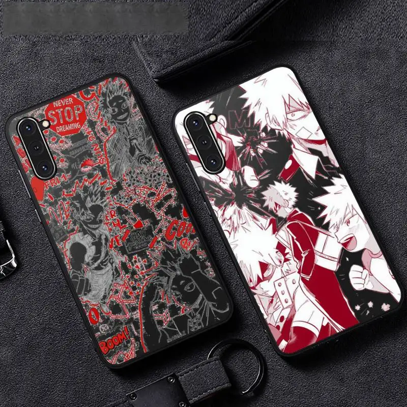 

My Hero Academia Anime Phone Case For Samsung A51 A32 A52 A71 A50 A12 A21S S10 S20 S21 Plus Fe Ultra