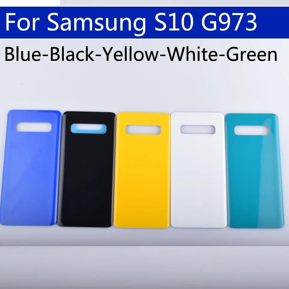 Задняя крышка батарейного отсека для Samsung Galaxy S10 G973 SM-G973 10 шт. | Мобильные телефоны