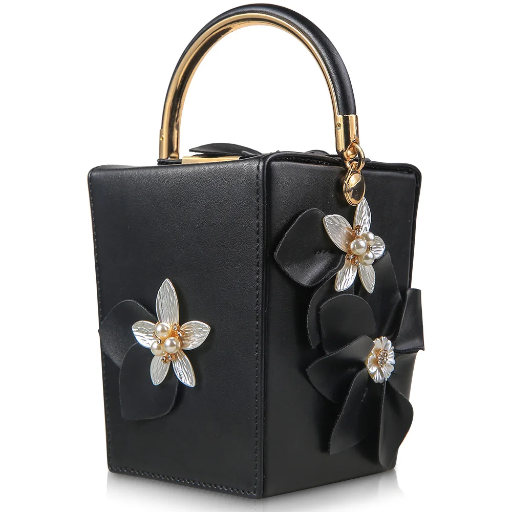 Модная Роскошная маленькая квадратная сумка в виде фонаря и цветка женские