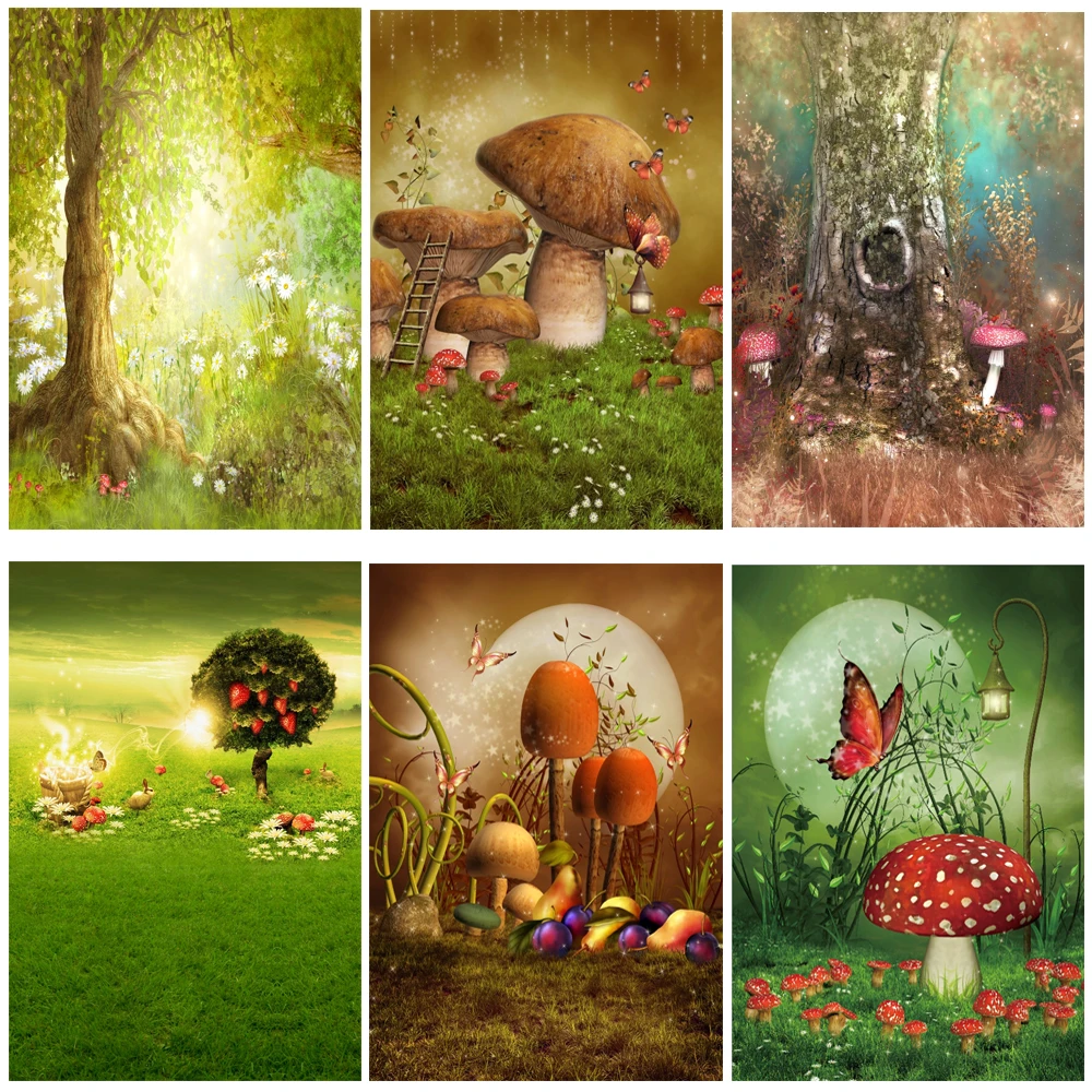 Yeele весенние сказочные Волшебные лесные грибы фоны для фотосъемки