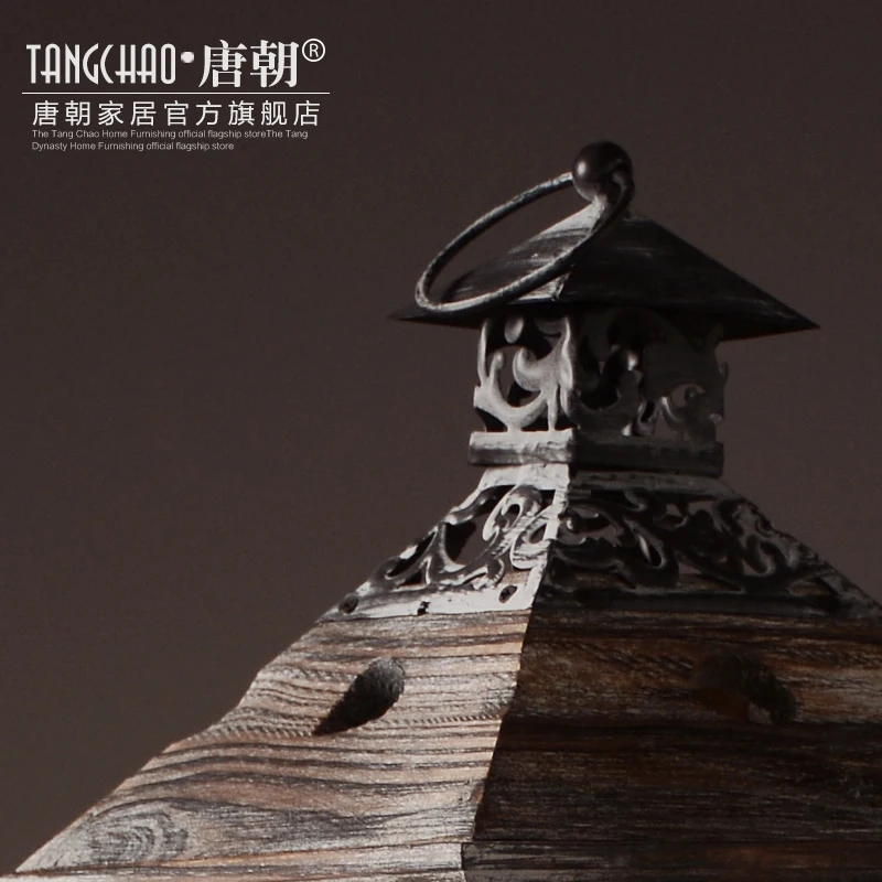 

Ordic American Candle Holder Vintage Creativity Candle Holder Wooden Glass Deco Mariage Table Et Salle Table Decoration WB50ZT