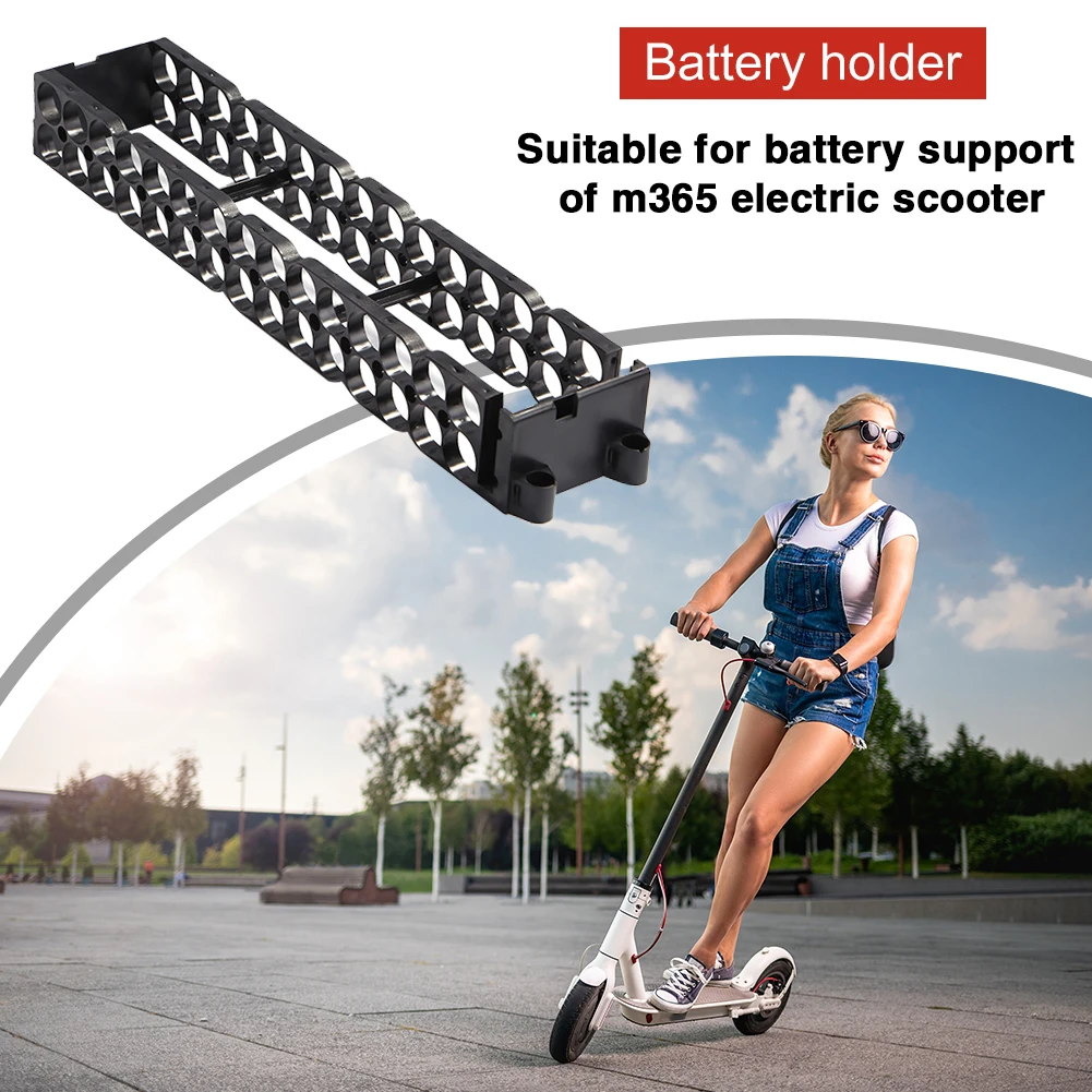 

Пластиковый кронштейн, портативный самокат, скейтборд, уличный аккумулятор 18650 для Xiaomi, держатель для ячеек электрического скутера