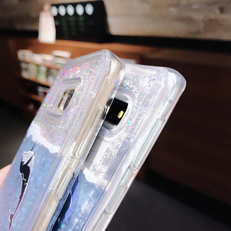 Динамический чехол с жидким песком для Samsung Galaxy A50 A30 A20 A10 J3 J4 J6 J8 A7 A8 A9 2018 S10 Lite S9 S8 Plus