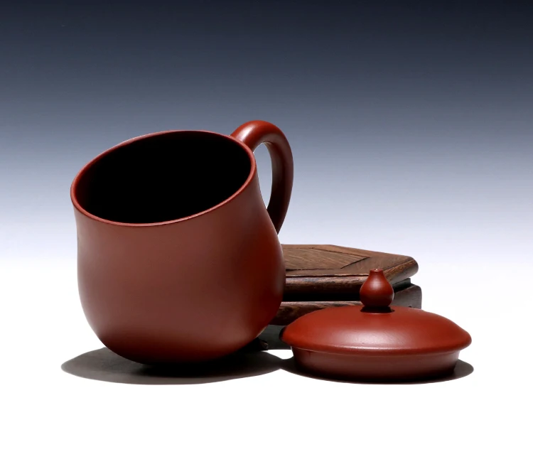 

Not as well joy pot yixing purple sand cup of pure handmade home tea cup cover cup 280 cc dahongpao show jade