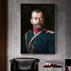 Царь Николай II России, портретный плакат, Картина на холсте, Настенная картина, рисунок художественные плакаты и принты для декора гостиной