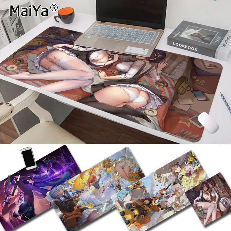 Новинка 2019 г. резиновый коврик для мыши MaiYaCa с изображением сексуальной девушки