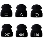 Высококачественная Снэпбэк Кепка с вышивкой в виде игры кальмар, хлопковая бейсболка для мужчин и женщин, стиль хип-хоп, шляпа папы костяная Garros Draopshipping