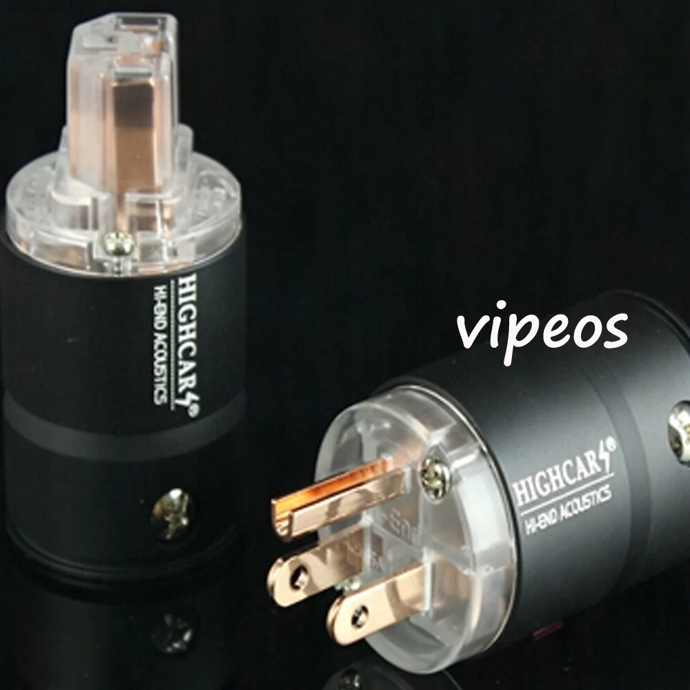 HIGHCARS 10AWG 6N-OCC Oxygen Crystal Copper Power Cable with US 24K Gold Plated Plug for CD Player Amplifier | Электроника