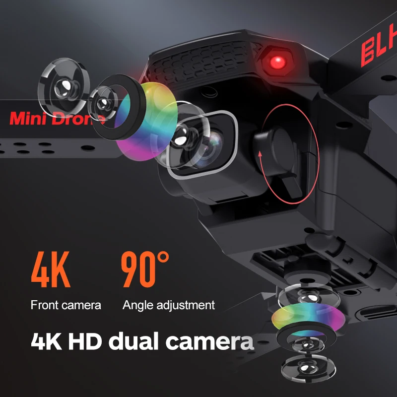 2021 Новый K9 Pro мини Дрон 4k Hd камера Профессиональный Rc Квадрокоптер Wifi Fpv высота