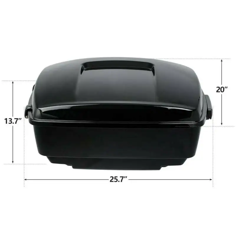 Мотоцикл 13 7 дюйма King Pack спинка багажника для Harley Tour Pak Touring Road Street скользящий Electra