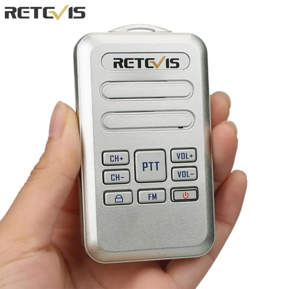 Retevis RT20 мини-рация 2 Вт UHF 400-470 МГц 16CH FM шифрование портативная деловая рация VOX TOT Comunicador