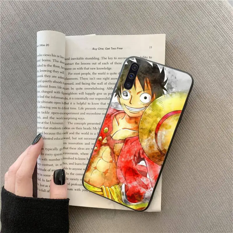 

Luffy Smile One Piece hot anime Phone Case For Samsung galaxy S 9 10 20 A 10 21 30 31 40 50 51 71 s note 20 j 4 2018 plus