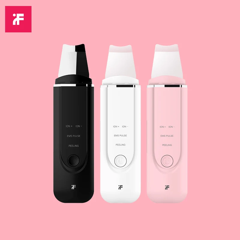 

Xiaomi Inface Ultrasonic Cleaner Blackhead Remover Facial Vibrator Face Ion Beauty Cleansing Acne Blackheads Care Pore Peeling