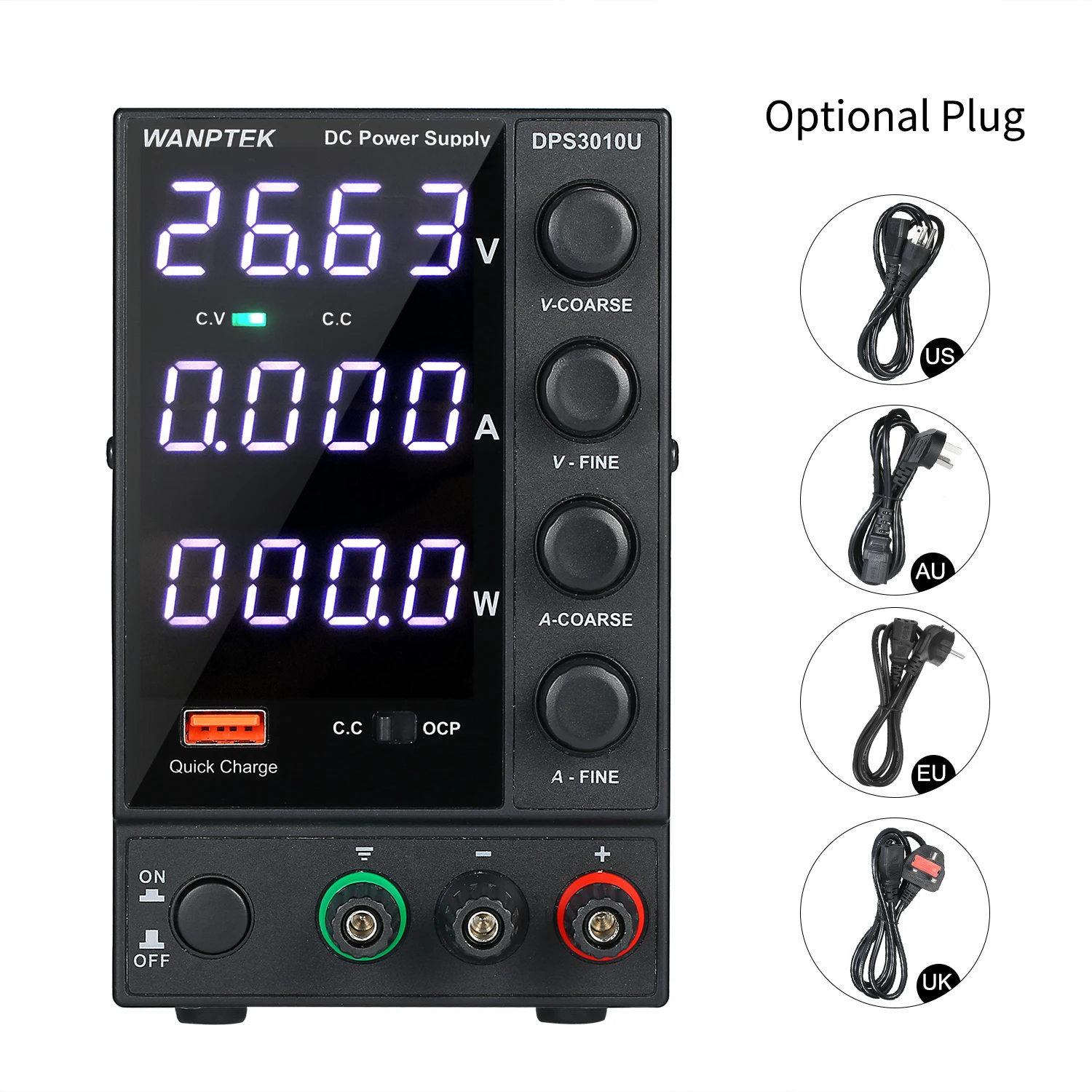 WANPTEK DPS3010U для детей на возраст от 0 до 30V 10A 300W импульсный источник постоянного тока