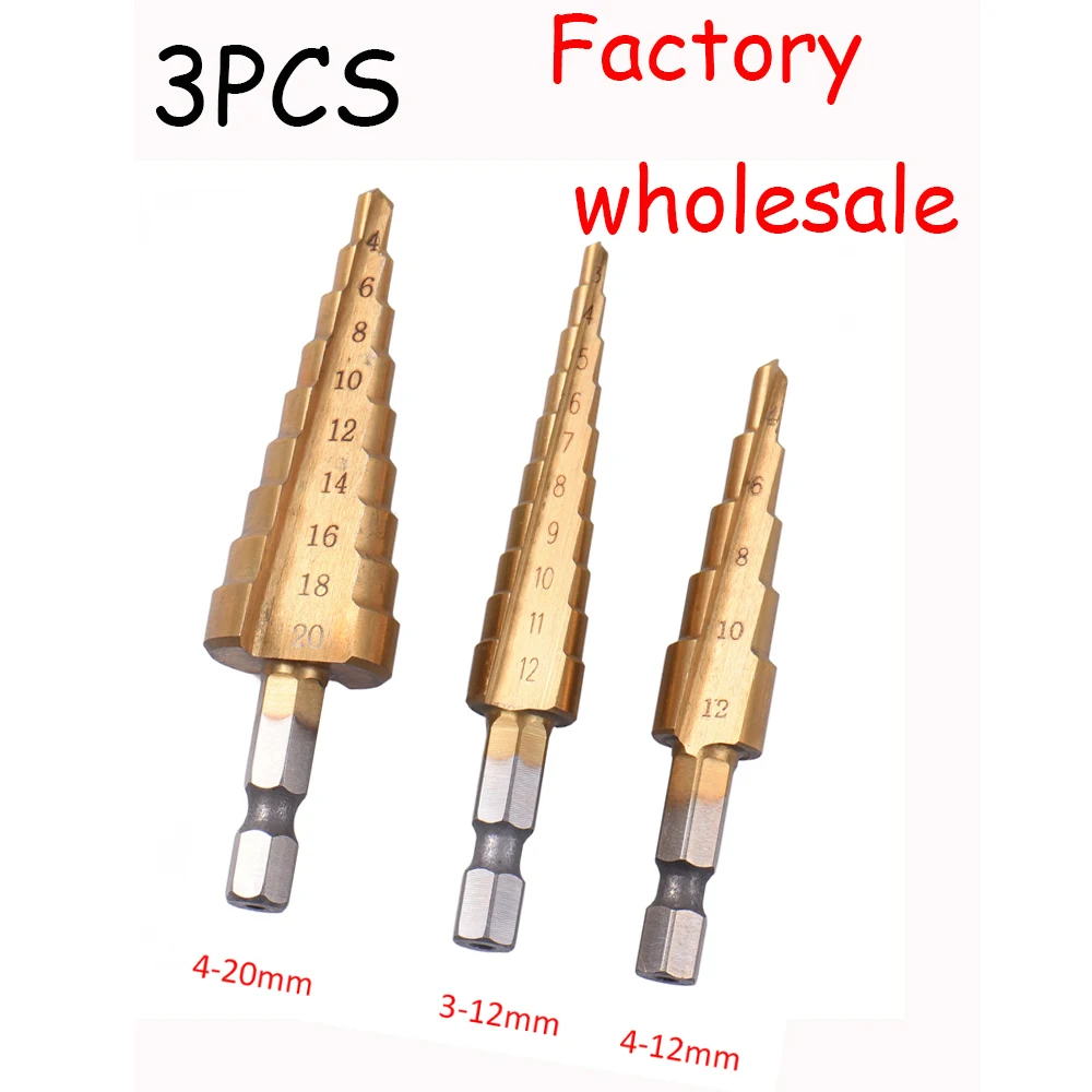 Оптовая продажа с фабрики 3 шт. метрические 1/4 &quotшестигранный хвостовик