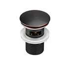 Bagnolux матовая черная золотая кромка для дренажа в ванной комнате, круглый выдвижной коррозионно-стойкий легко очищаемый дренажный инструмент