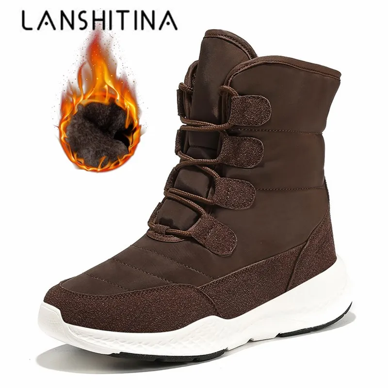Зимние ботинки женская обувь коллекция 2019 года зимние на меху для женщин