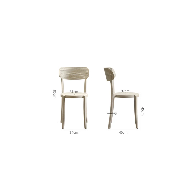 

Nordic Dining Chairs Home Modern Simple Thickened Minimalist Modern Kitchen Home Economy Ins Backrest Chair Adult Plastic Chair