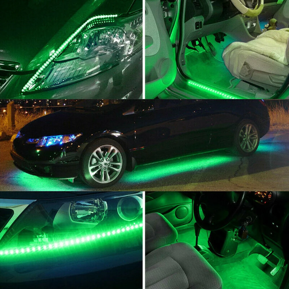 

Interior Light Lamps Strip Universal DC 12V Exterior Waterproof 30cm Car