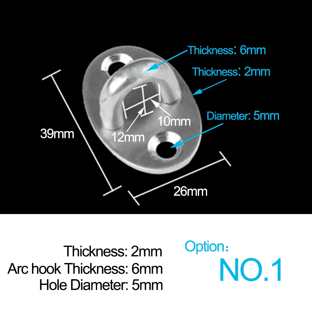 4 шт. U-образные потолочные крючки из нержавеющей стали | Обустройство дома
