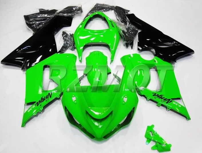Новый комплект обтекателей из АБС пластика подходит для Kawasaki ZX6R 2005 2006 Обтекатели