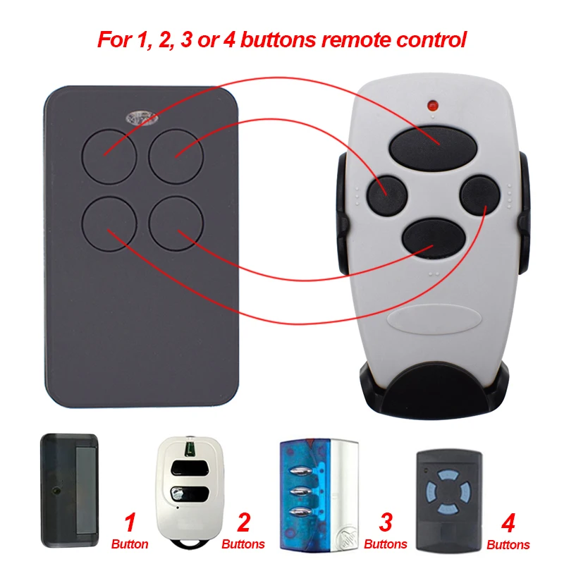 4 in 1 Garage Remote Control Gate NOVOFERM NOVOTRON 502 MAX43-2 504 MAX43-4 433 92 MHz Door Opener Duplicator | Безопасность и