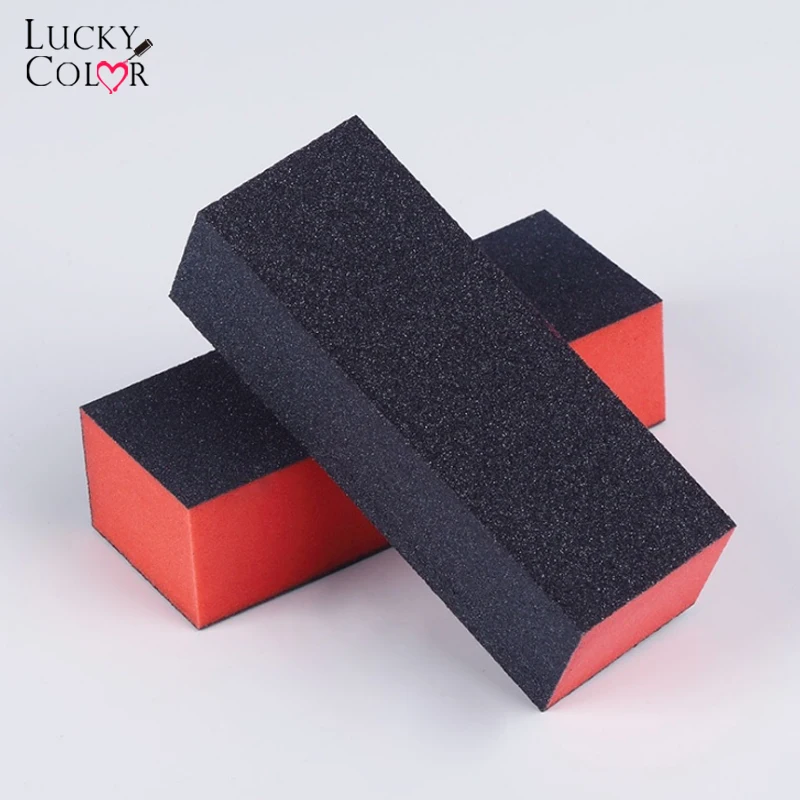 3 стороны Полировка Ногтей губка для ногтей шлифовальный буферный блок моющийся