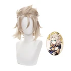 Парик для косплея Game Genshin Impact Albedo из коротких волос