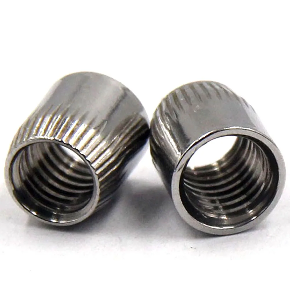 

20 шт./пакет M6 * 10 M8 * 10 M8 * 12 304 накатанная коническая гайка из нержавеющей стали