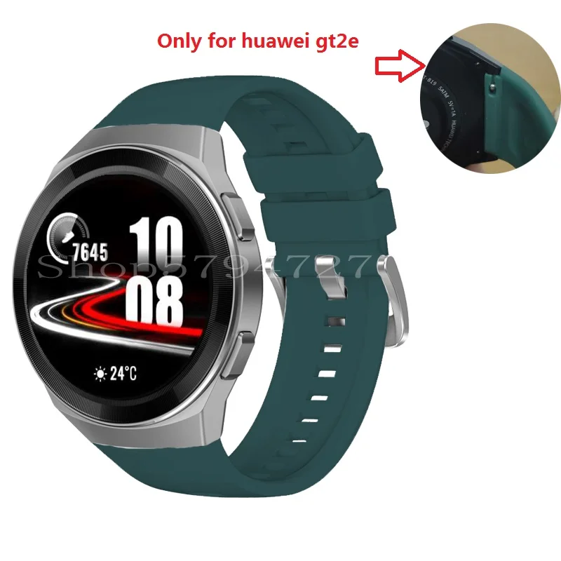 Ремешок силиконовый для Huawei gt 2e сменный Воздухопроницаемый браслет watch GT 46 мм