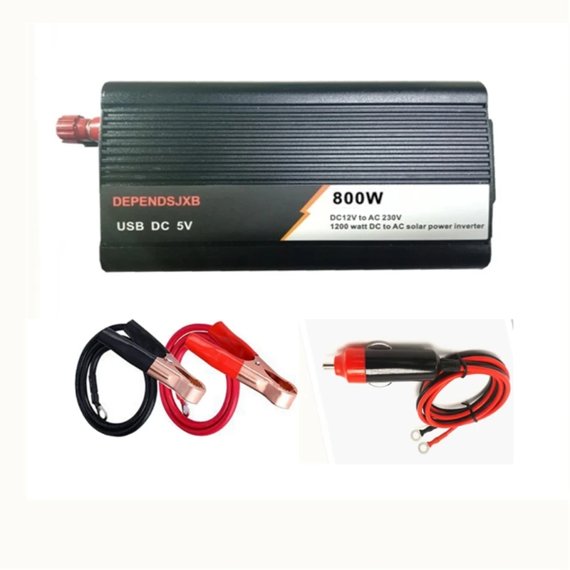 

18V 20W Solar Panel Power System + 12V / 24V Digital Controller + 800W Inverter X6HC