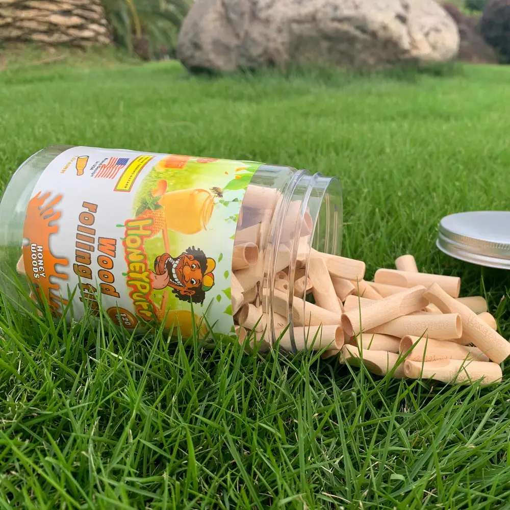 Деревянный фильтр для мундштука наконечники с белым медовым вкусом деревянный