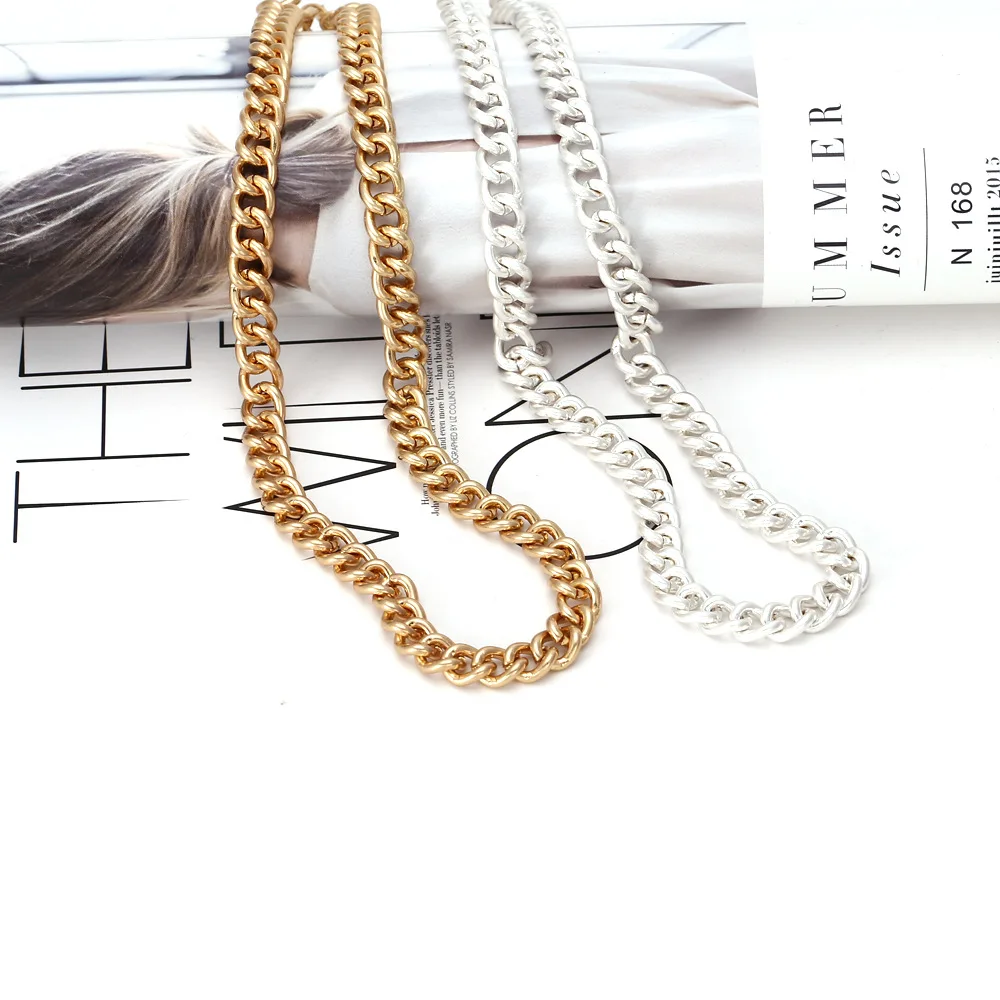 Женское металлическое ожерелье ZA повседневное украшение для вечерние | Ожерелья