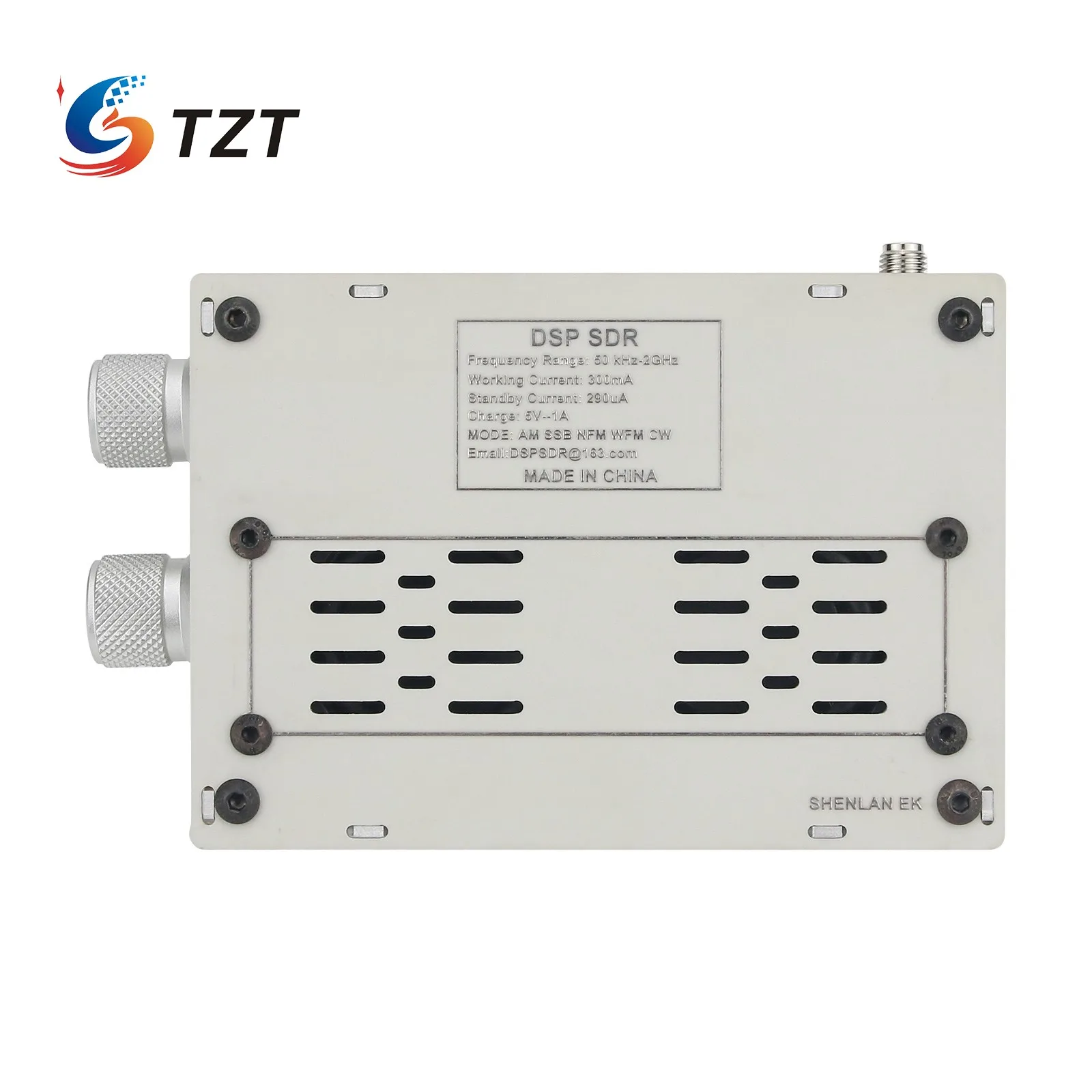 1.10C 50KHz - 2GHZ Malachite Malahit SDR Radio DSP Receiver AM/SSB/NFM/WFM+Speaker + Battery +Metal Case Expansion Board | Электроника
