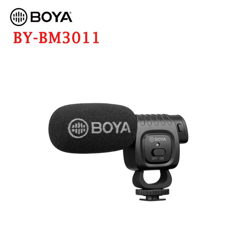 Boya BY BM3011 на камеру кардиоидный конденсаторный микрофон аудио видео для Canon Nikon DSLR