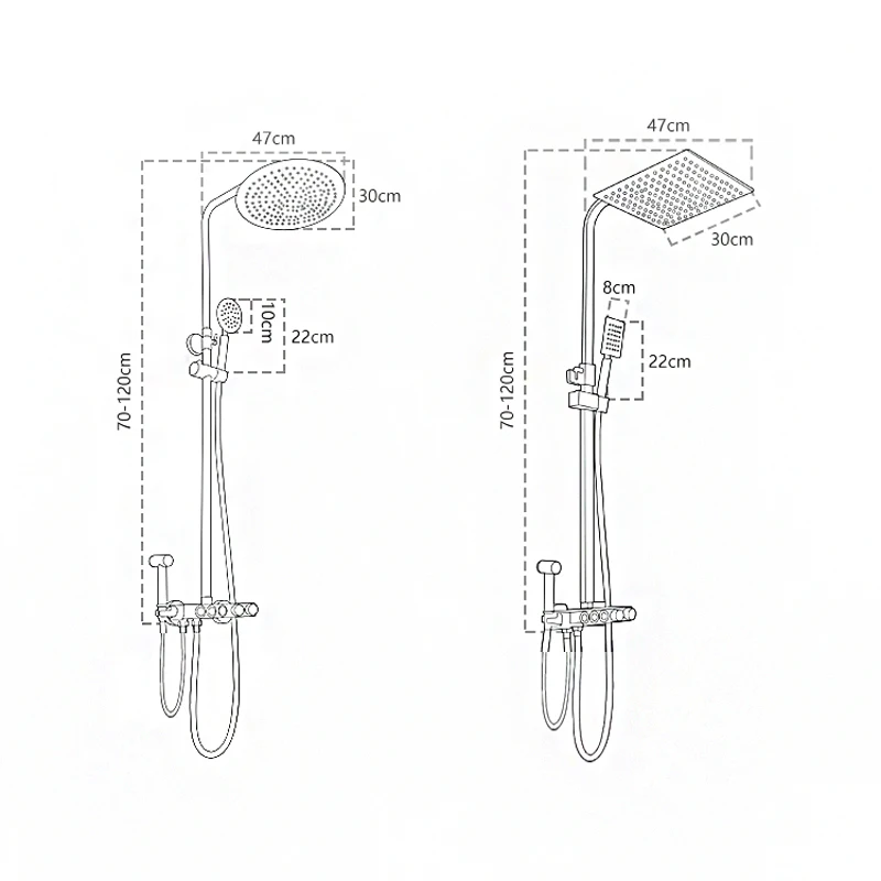 

Luxury black shower set with bidet bathtub 4 functions stainless showerset bathroom Shower faucet Bathtub Faucet 12inch shower