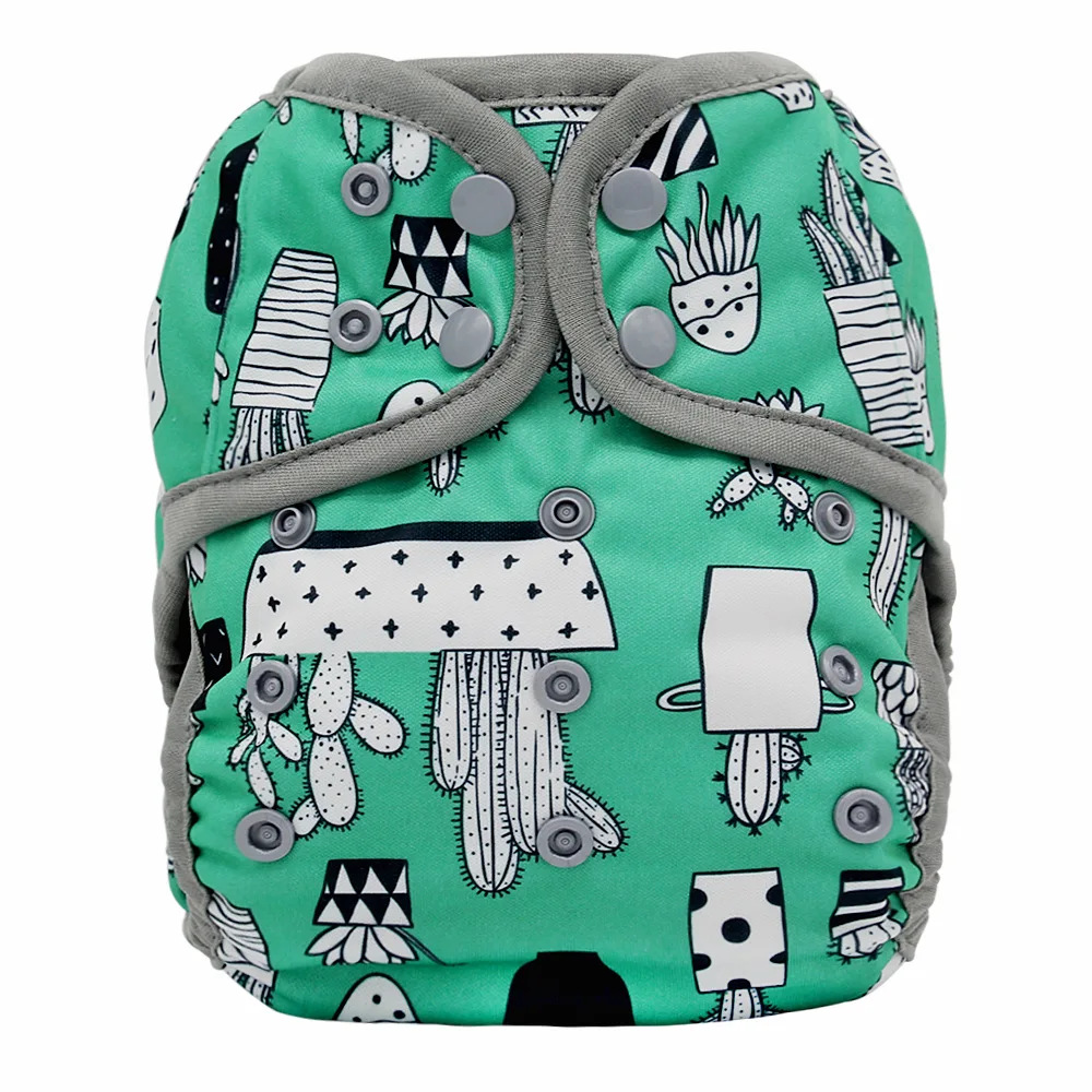 50 шт./лот 2020 Новый одноразмерный тканевый чехол для детских подгузников с двойной
