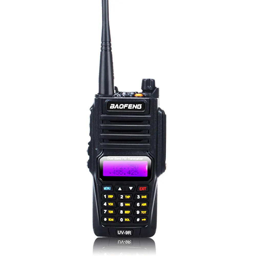 Портативная рация uv 9r Двухдиапазонная водонепроницаемая 8 Вт 2200 каналов |